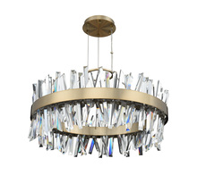  030255-038 - Glacier 32 Inch Round LED Pendant