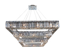  11780-010-FR001 - Quadro 35 Inch Square 3 Tier Pendant