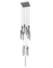  HF1905-13-GL-CH-SNW - The Original Glacier Snow Avenue Collection Chrome 13 Light Pendant Fixture