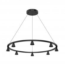  CH19933-BK-UNV - Dune 33-in Black LED Chandeliers