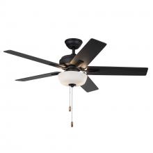  CF97552-MB-LKP - Erikson 52-in Matte Black FAN + LED KIT with Bulb Ceiling Fan