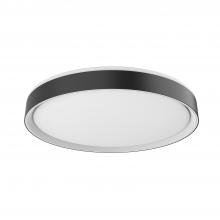 Kuzco Lighting Inc FM43920-BK/WH-5CCT - Essex 20-in Black/White LED Flush Mount