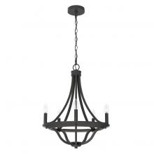 Hunter 19424 - Hunter Perch Point Noble Bronze 5 Light Small Chandelier Ceiling Light Fixture