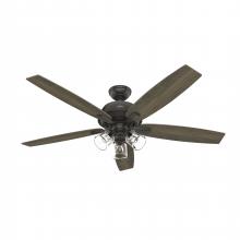  52349 - Hunter 60 inch Dondra ENERGY STAR® Noble Bronze Ceiling Fan with LED Light Kit and Pull Chain