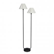  14-1066BB-WT - Regina Andrew Polly Floor Lamp (Blackened Brass