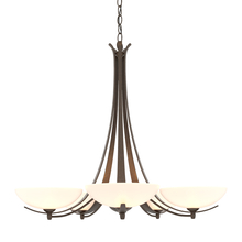 Hubbardton Forge 101261-SKT-05-GG0123 - Aegis 5 Arm Chandelier