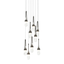  131100-SKT-LONG-20-YJ0434 - Link 9-Light Blown Glass Pendant