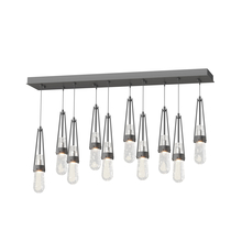  131200-SKT-STND-10-YG0434 - Link 10-Light Blown Glass Pendant