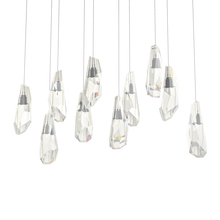  131201-SKT-LONG-14-CR - Luma 10-Light Large Crystal Pendant