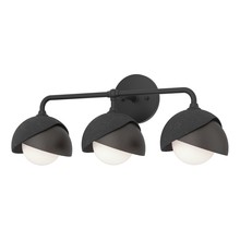 Hubbardton Forge 201375-SKT-10-14-GG0711 - Brooklyn 3-Light Double Shade Bath Sconce