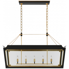 JN 5023MBK/G-CG - Caddo Medium Linear Lantern