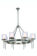 Elegant 1504G45VN - Bradford 8 light Vintage Nickel Chandelier