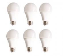 Elegant A19LED801-6PK - LED Wall Pack, 3000k, 120 Degree, CRI80, ETL, Es, 9W, 50000hrs