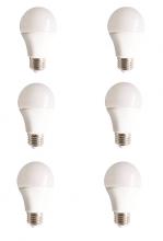 Elegant A19LED802-6PK - LED A19, 5000k, 160 Degree, CRI80, UL, 10W, 60w Equivalent, 15000hrs