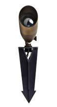  C029 - Outdoor Cast Brass Spot Light 3"wx8.5"h