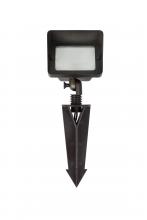  C048V1-DB - Outdoor 12V Cast Brass flood light 2.75 inch L x 5.25 inch W x 8 inch H in Dark Bronze