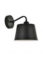  LD4059W8BK - Nota 1 Light Black Wall Sconce