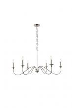  LD5056D42PN - Rohan 42 Inch Chandelier in Polished Nickel