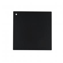  MTL-500-BK-6 - Metal Finish sample in black 6x6