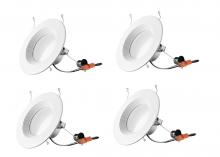  RN61527RF-4PK - 6 Inch Retrofit, 2700k, 96 Degree, Cri90, Etl, 15w, 75w Equivalent, 50000hrs, Lm1000, Dimmable