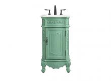  VF10119VM - 19 Inch Single Bathroom Vanity in Vintage Mint