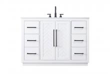  VF29048WH - 48 inch Single Bathroom Vanity in White