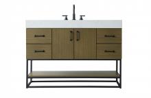  VF29248MCB - 48 inch Single Bathroom Vanity in Chestnut Brown