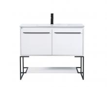  VF42040WH - 40 Inch Single Bathroom Vanity in White