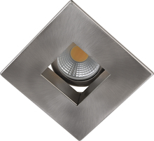  R3-590BN - 3" Brushed Nickel Square baffle Trim MR16