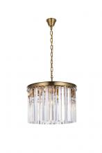  1208D20SG/RC - Sydney 20 Inch Round Crystal Chandelier in Satin Gold