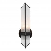  WV332904UBCR - Cairo 4-in Ribbed Glass/Urban Bronze 1 Light Wall/Vanity