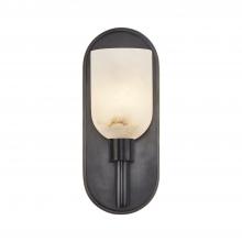  WV338101UBAR - Lucian 9-in Urban Bronze/Alabaster 1 Light Wall/Vanity