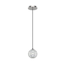  PD321201PN - Marni 5-in Polished Nickel LED Pendant