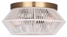  IFM1120A13GD - WILLOW, IFM1120A13GD, 2 Lt Flush Mount, 60W Type A, 13" W x 6.25" H, Easy Connect Included