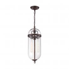 Nuvo 60/6923 - Fathom - 3 Light Pendant - with Clear Glass - Mahogany Bronze Finish