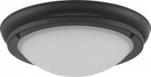 Nuvo 62/518 - Poke - Large LED Flush Fixture with Satin White Glass