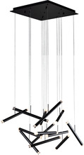  PP020237-SDG - Seesaw Rectangular Chandelier