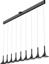  PP020239-SDG - Jazz Linear Pendant, 5+ Light Pendant