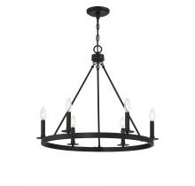  M10093MBK - 6-Light Chandelier in Matte Black