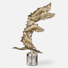  17513 - Fall Leaves Champagne Sculpture