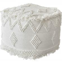  23965 - Uttermost Uriah Ivory Pouf