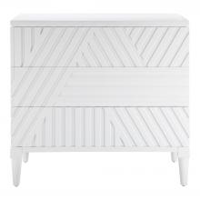  25382 - Uttermost Colby White Drawer Chest