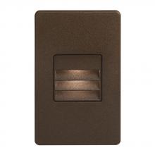  DLEDW-234-BZ - Bronze Rectangle In/Outdoor 3W LED Wa