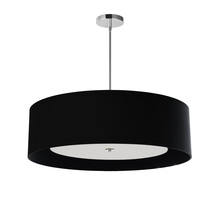  HEL-304P-PC-BW - 4 Light Helena Pendant Polished Chrome Black with White Diffuser