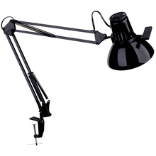 Dainolite MAGNUS-I-BK - Desktop Task Lamp, Gloss Black, 36" Reach