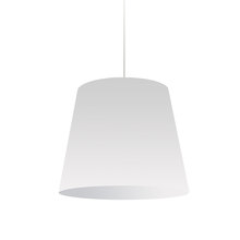  OD-M-790 - 1 Light Oversized Drum Pendant Medium Wht Shade