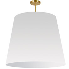  ODR-XL-790 - 1 Light Oversized Drum Pendant X-Large White Shade