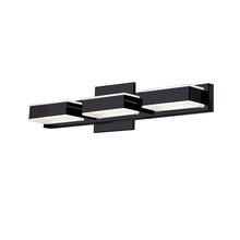 Dainolite VLD-215-3W-MB - 3 Light LED Wall Vanity, Matte Black Finish