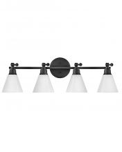  51184BK - Large Adjustable Four Light Vanity