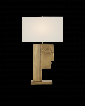 Currey 6000-0859 - Thebes Brass Table Lamp